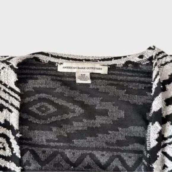 American Eagle Outfitters Tribal Open Front Aztec Cardigan - Picture 6 of 6